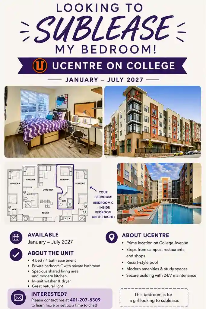 Sublease at Ucentre