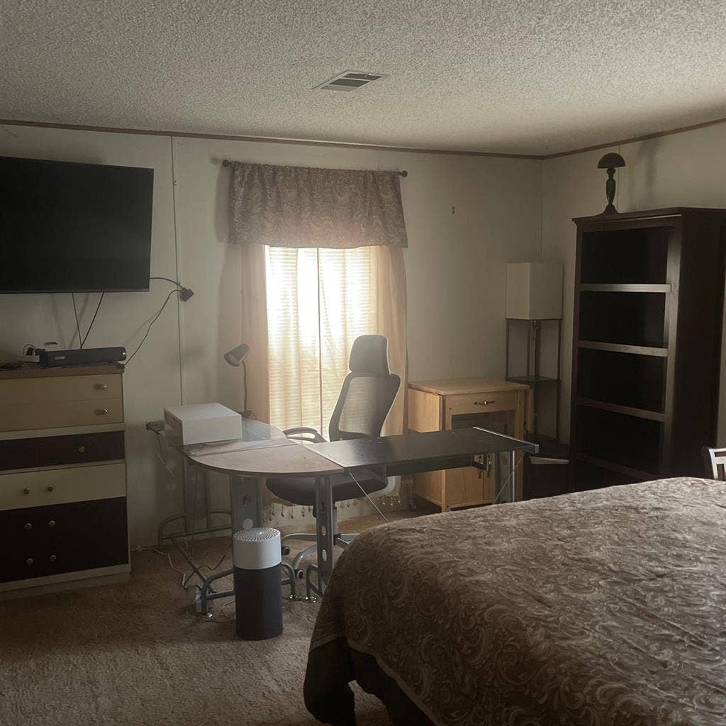 Furnished bedroom