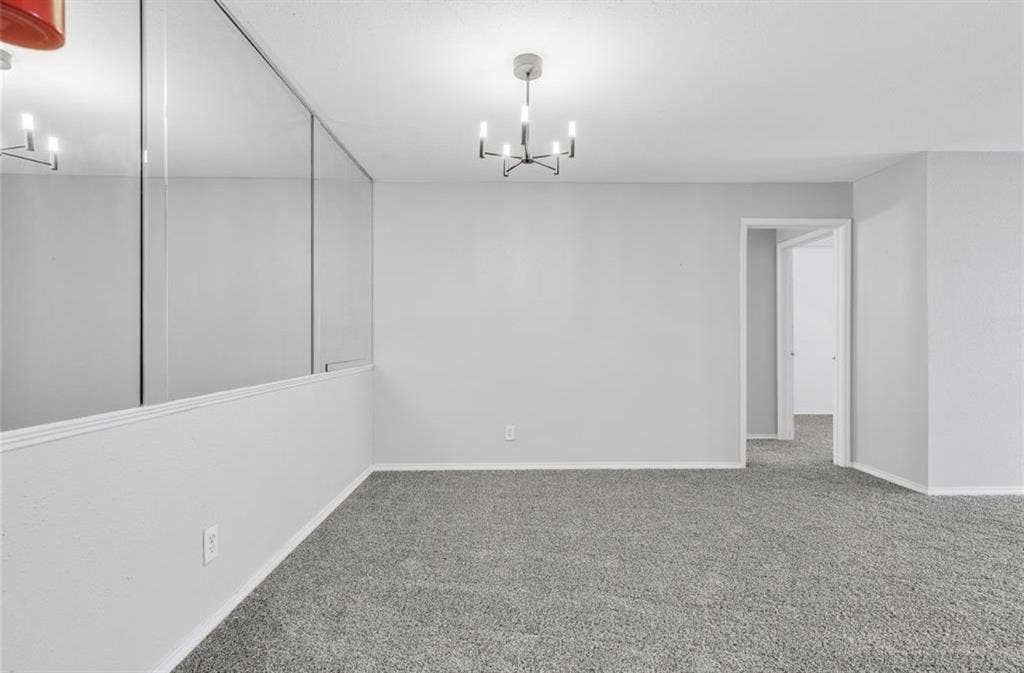 Spacious master bedroom