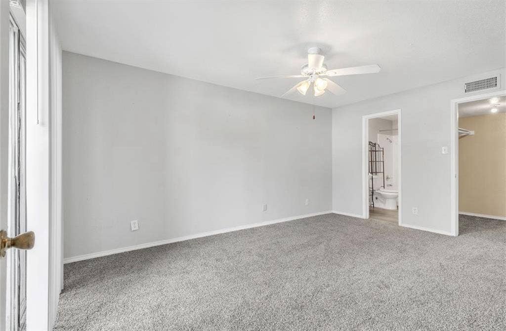 Spacious master bedroom