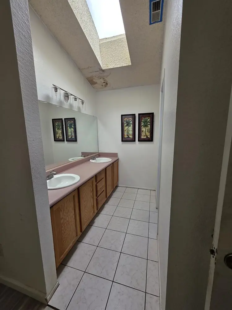 Master bedroom + private bathroom
