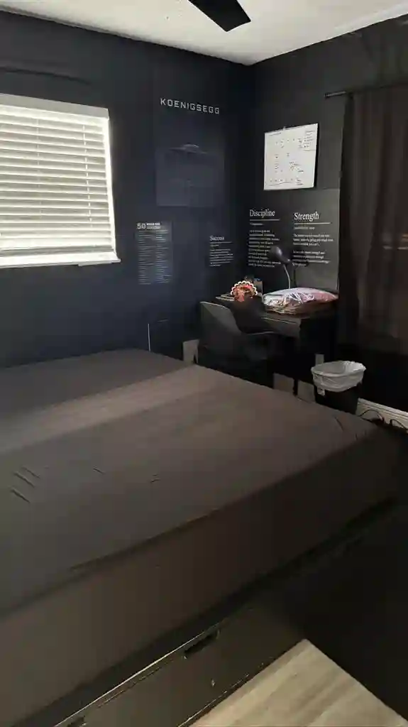 Refurb Bedroom with shared bathroom