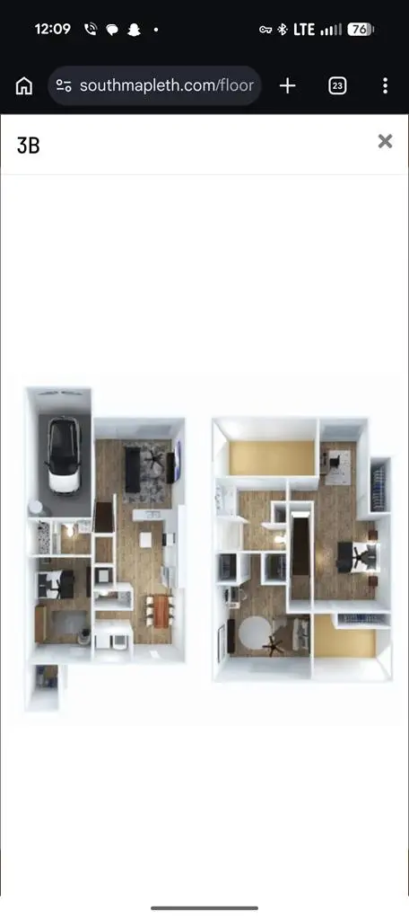 Private bedroom in new townhouse