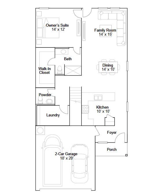 Room in a Newly Built Home