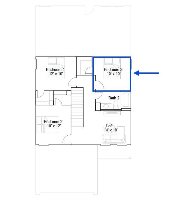 Room in a Newly Built Home