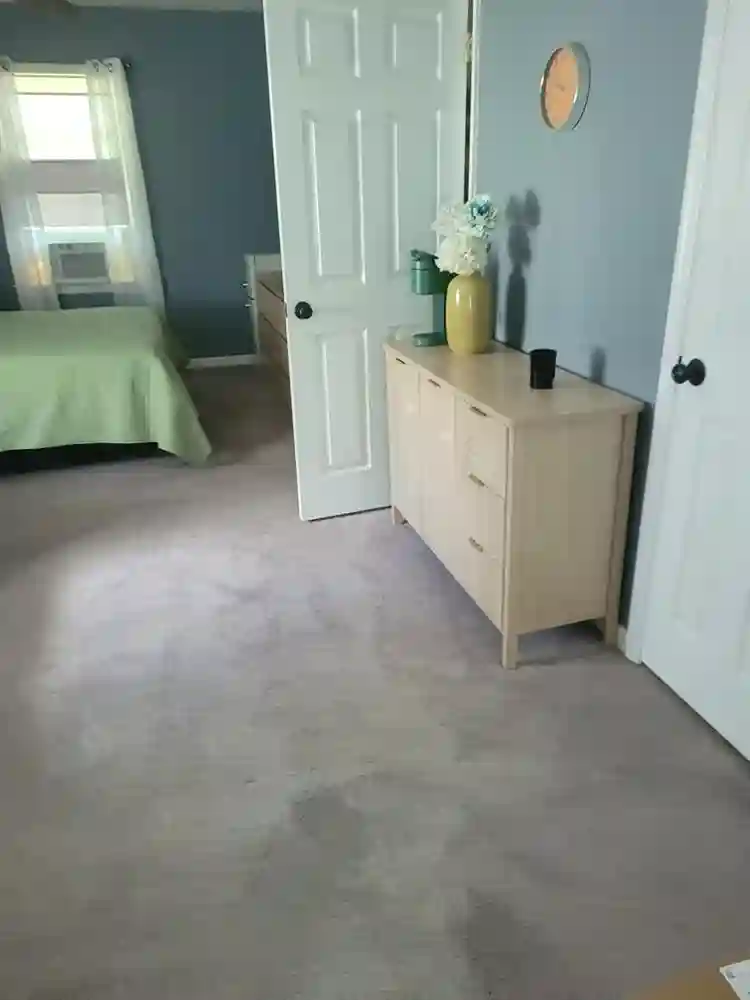 Spacious room with sitting area