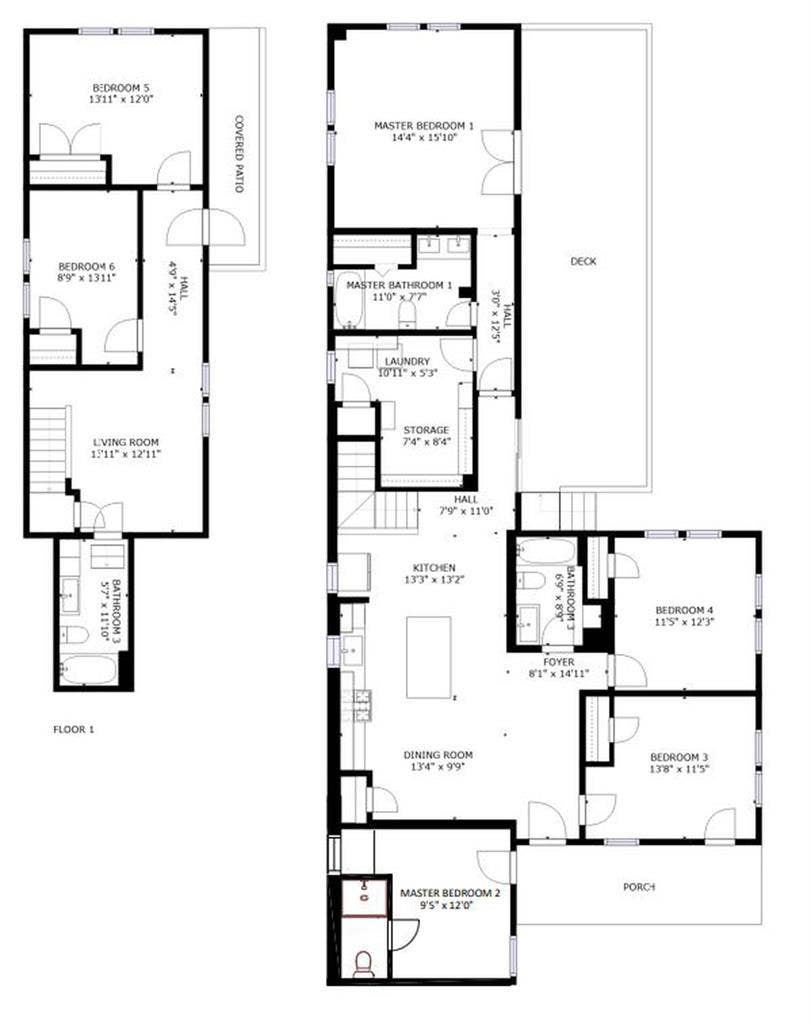 1 BR in Dallas
