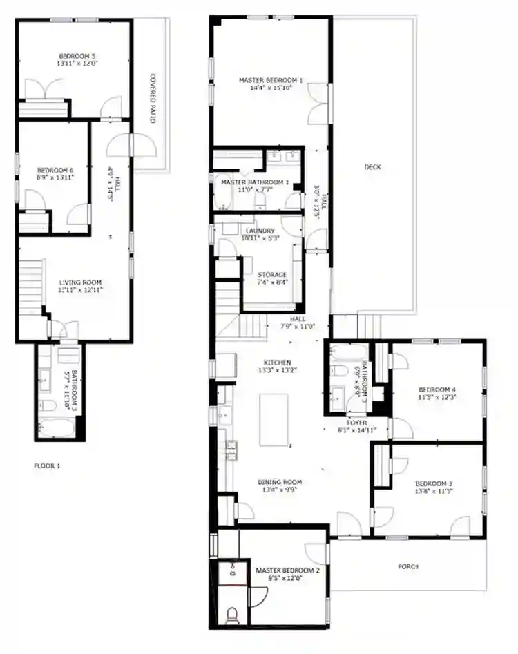 1 BR in Dallas