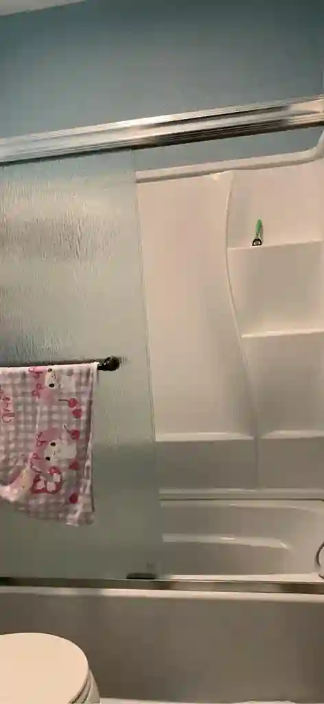 One downstairs bedroom with shared