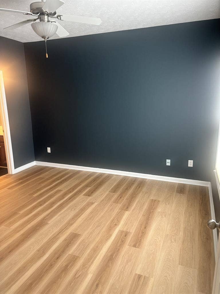 Master bed with private bathroom