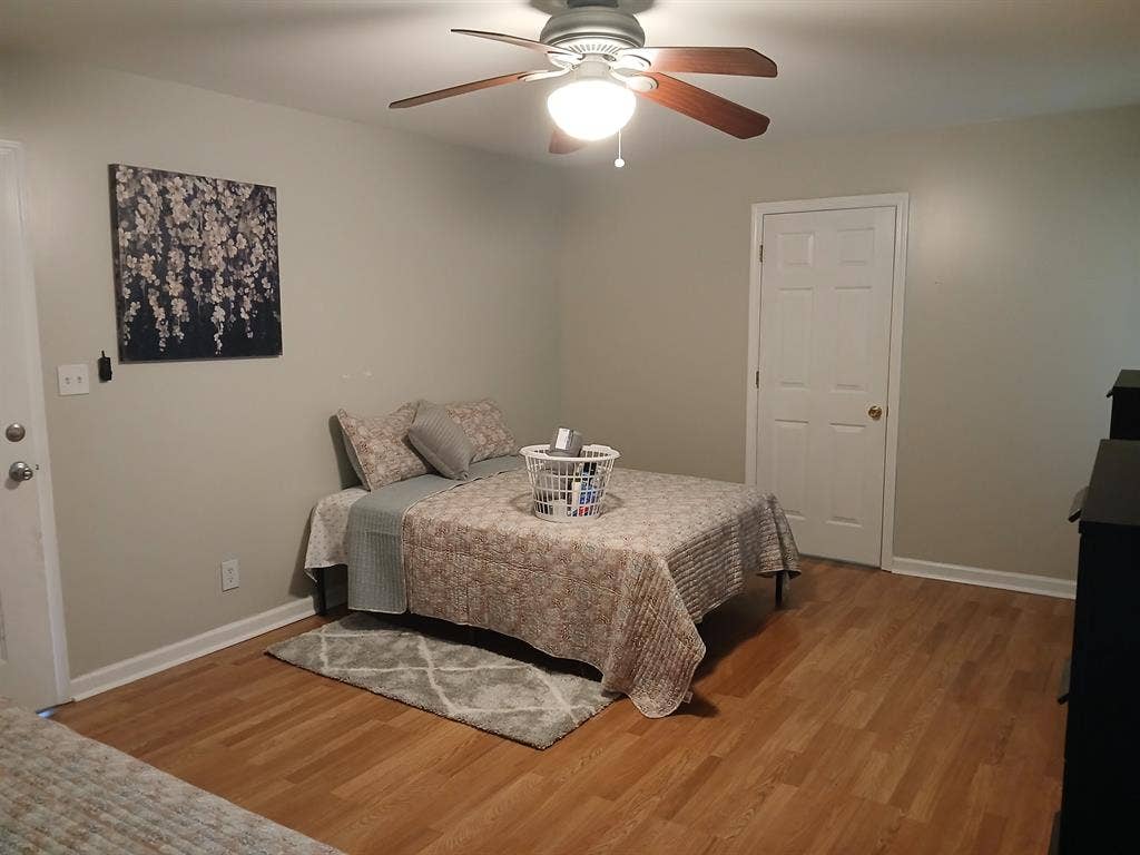 Large back rooms.