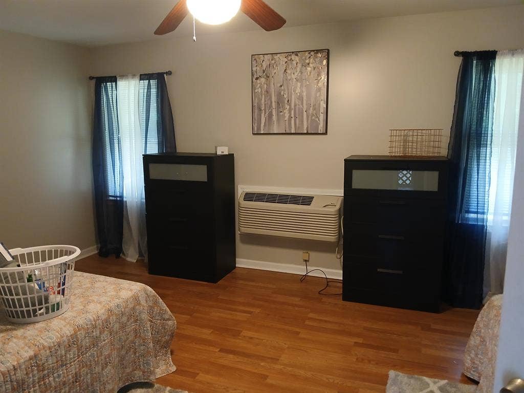 Large back rooms.