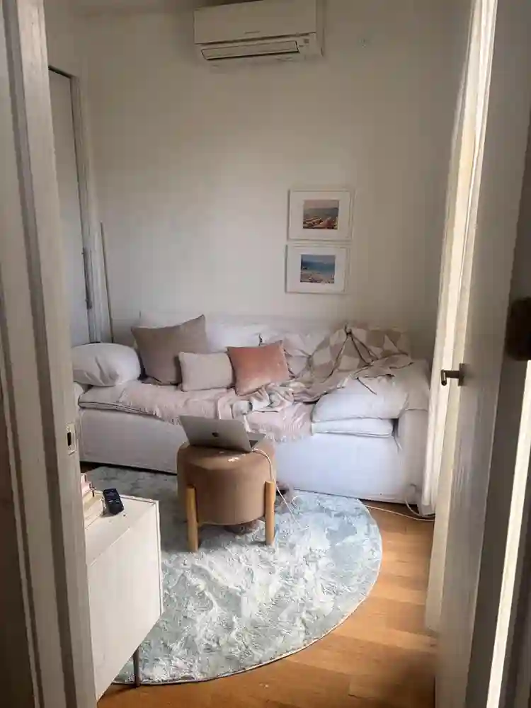 Queen size furnished bedroom