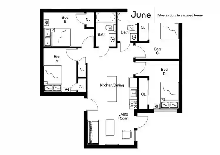 4 BR in Washington DC