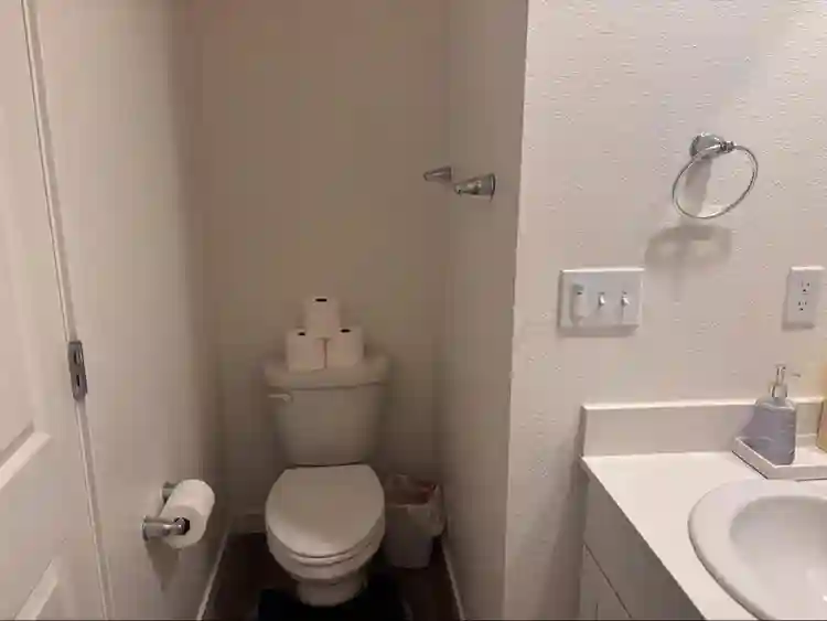 Private room with attached bathroom