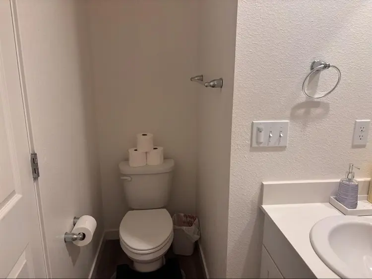Private room with attached bathroom