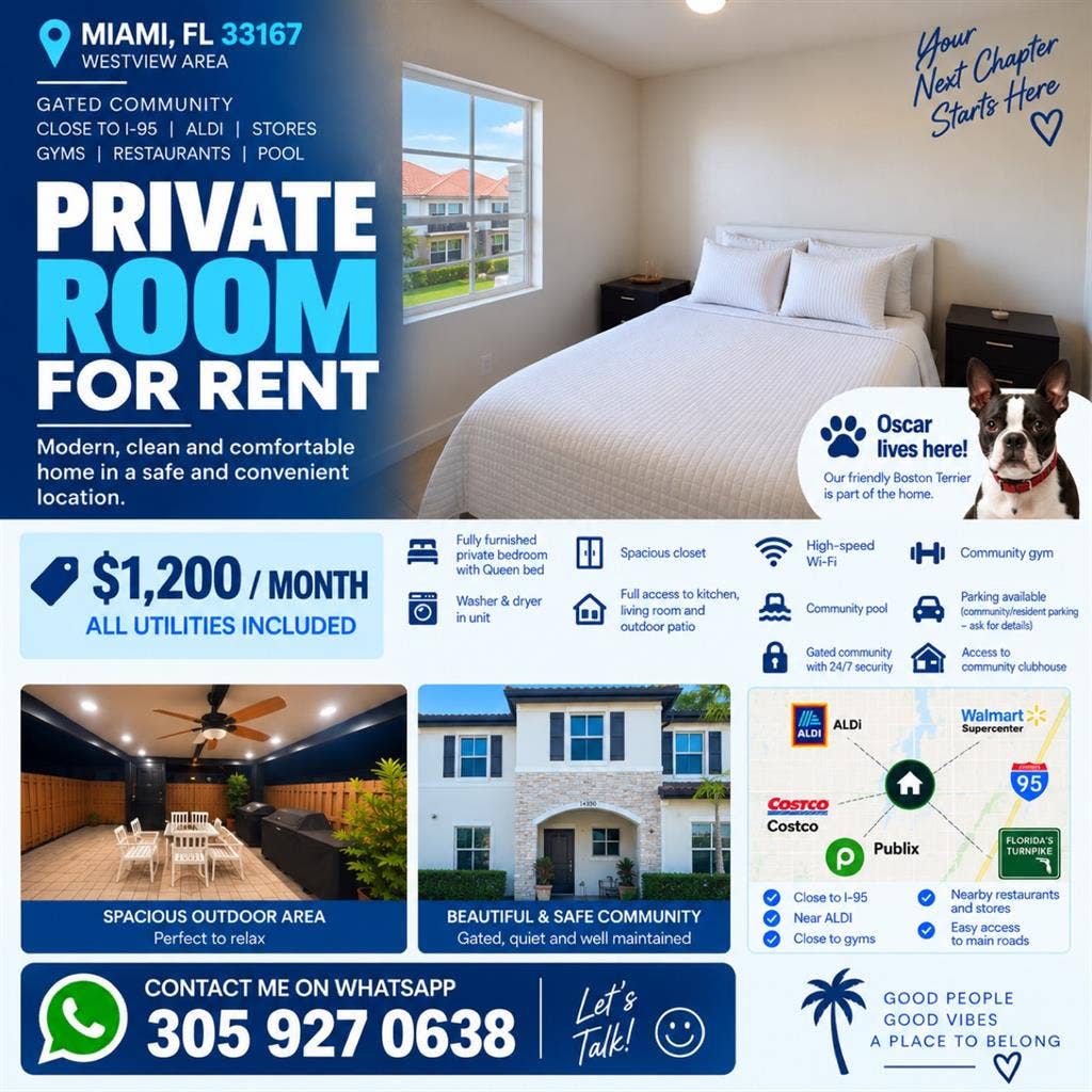 Furnished Room - Utilities Incl.