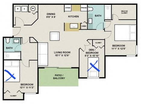 Seeking 2 Roommates