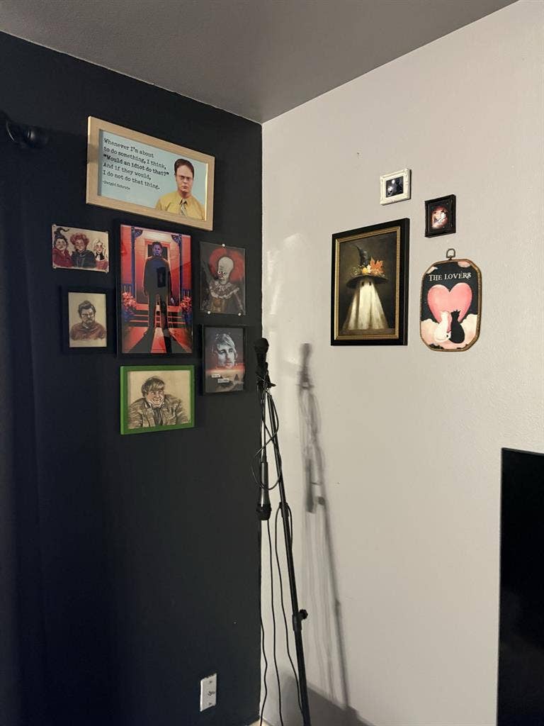 Bedroom with connecting bathroomm