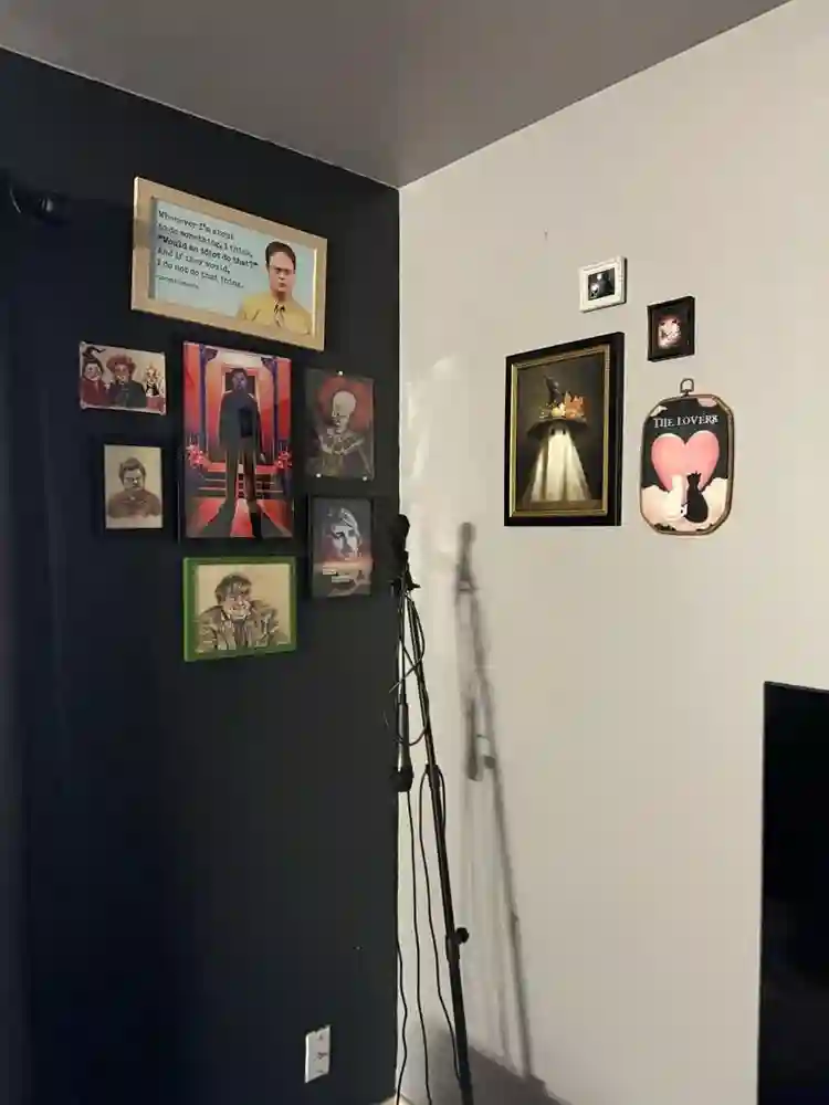 Bedroom with connecting bathroomm