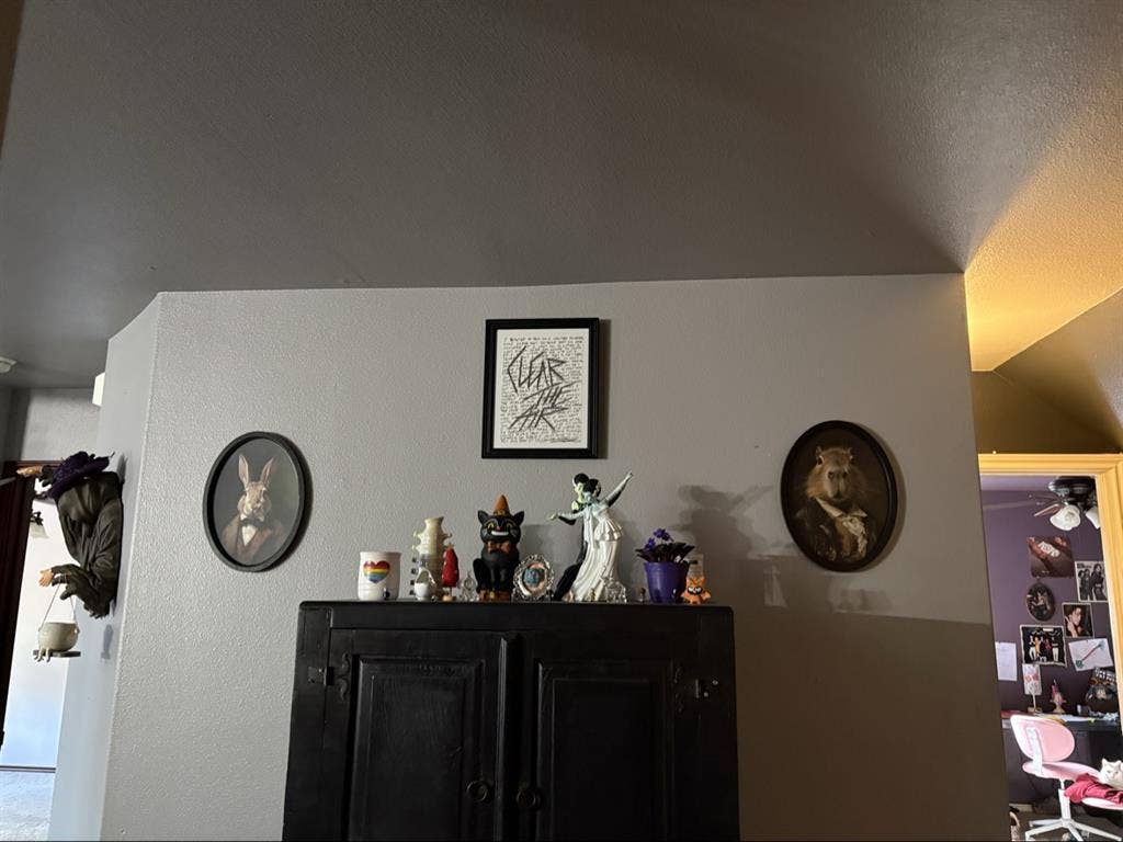 Bedroom with connecting bathroomm