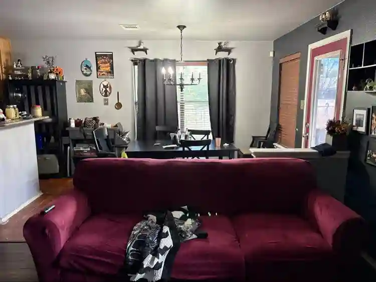 Bedroom with connecting bathroomm
