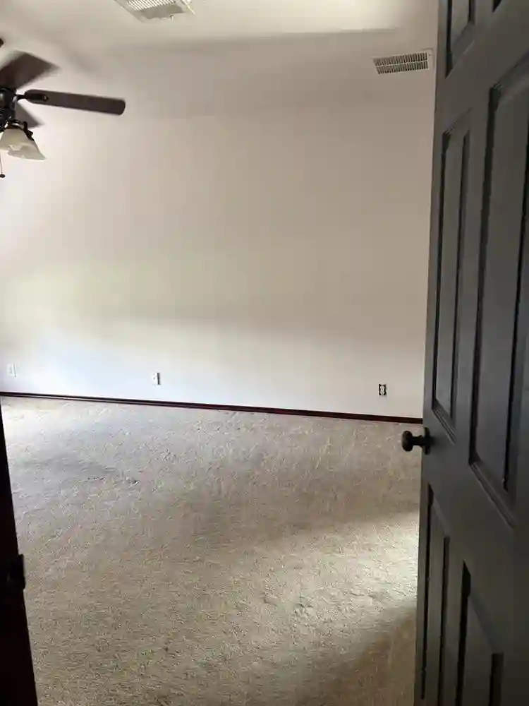 Bedroom with connecting bathroomm