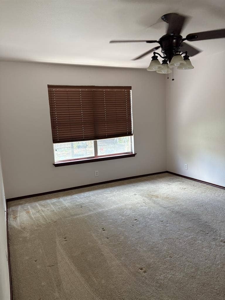 Bedroom with connecting bathroomm