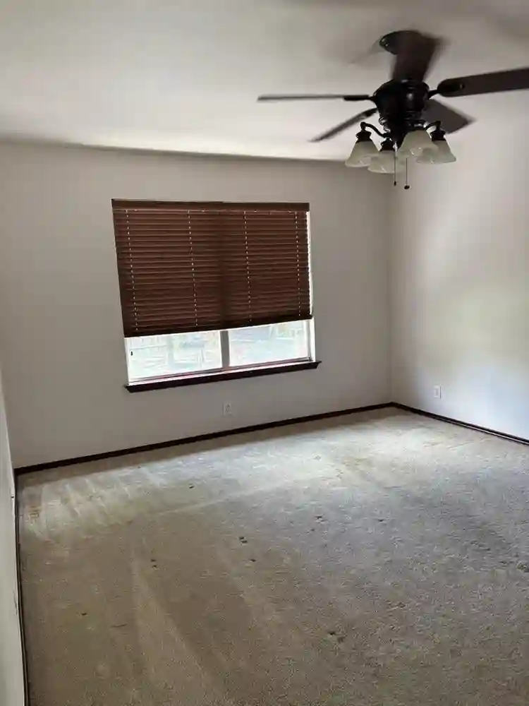 Bedroom with connecting bathroomm