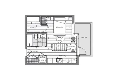 Entire Studio / 1BR in English Bay