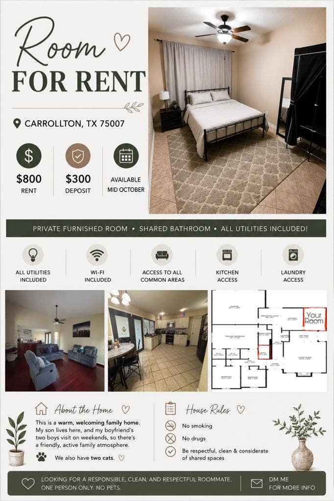 Looking for a roommate!