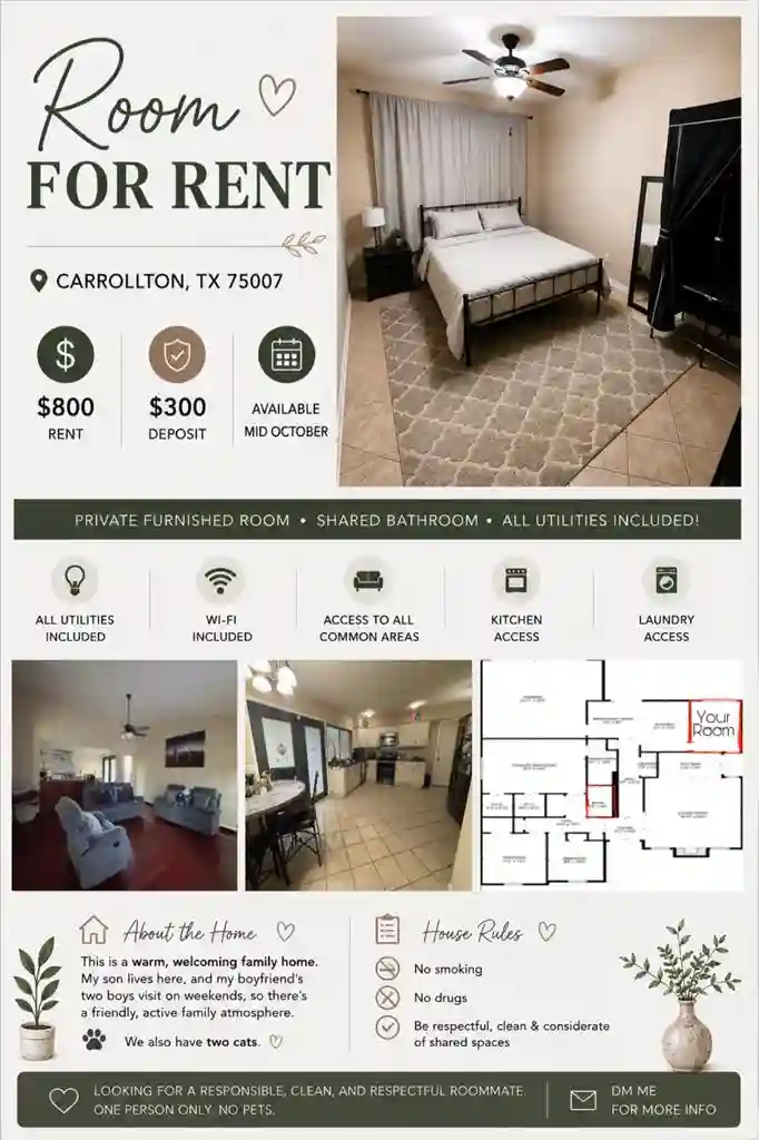 Looking for a roommate!