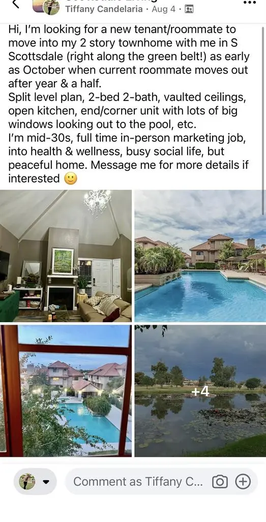 2bed 2level townhouse on greenbelt