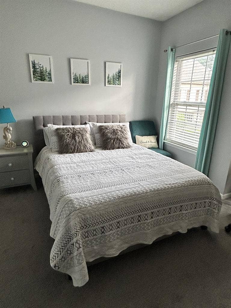 Large bedroom with private bath