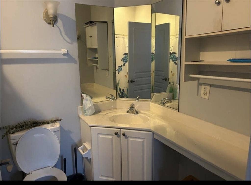 Large bedroom with private bath