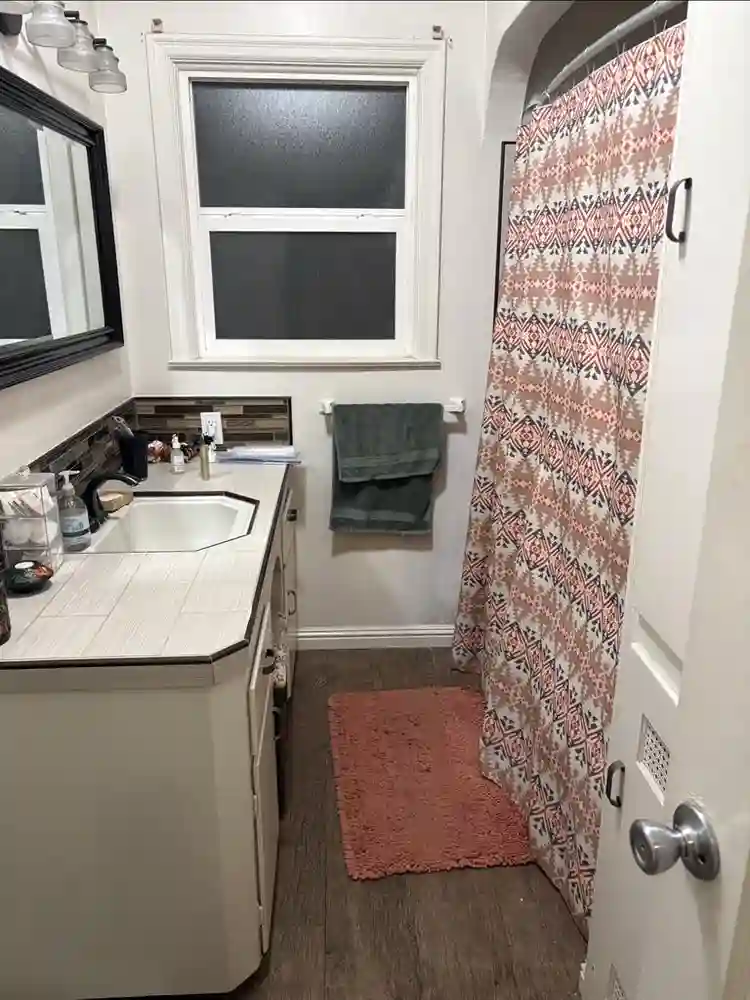 Room and bathroom