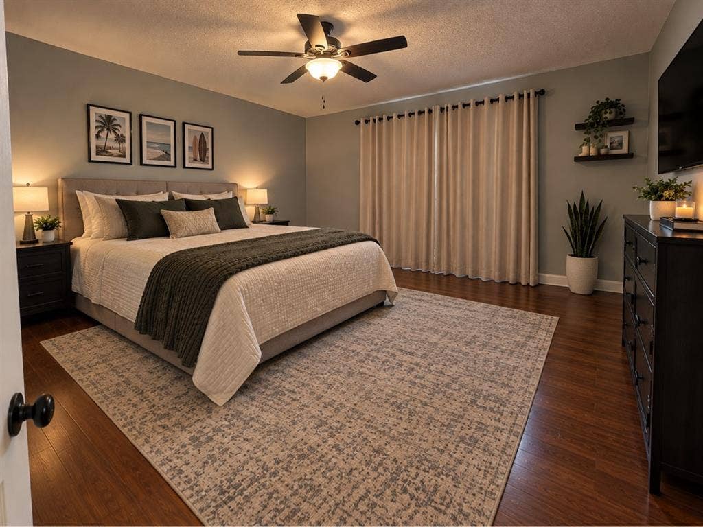 Master bedroom private bathroom