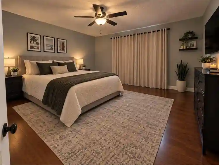 Master bedroom private bathroom