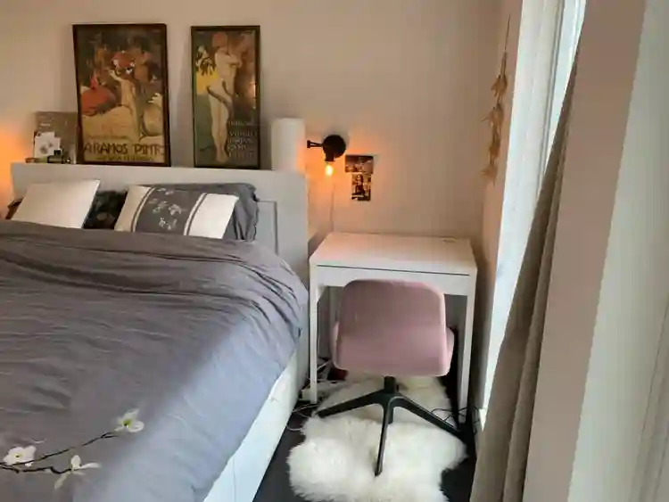 Furnished Master bed + ensuite bath