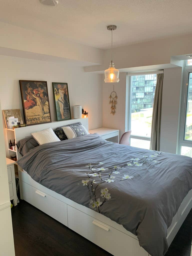 Furnished Master bed + ensuite bath