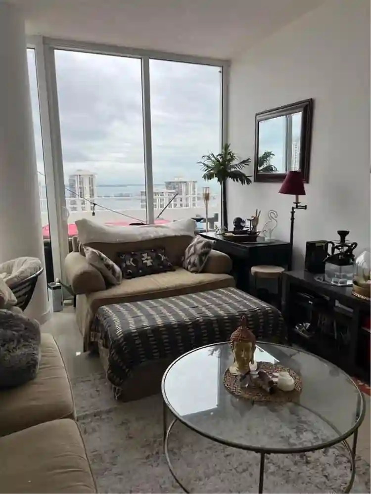 Furnished Bedroom/Bathroom