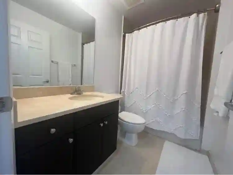 Furnished Bedroom/Bathroom