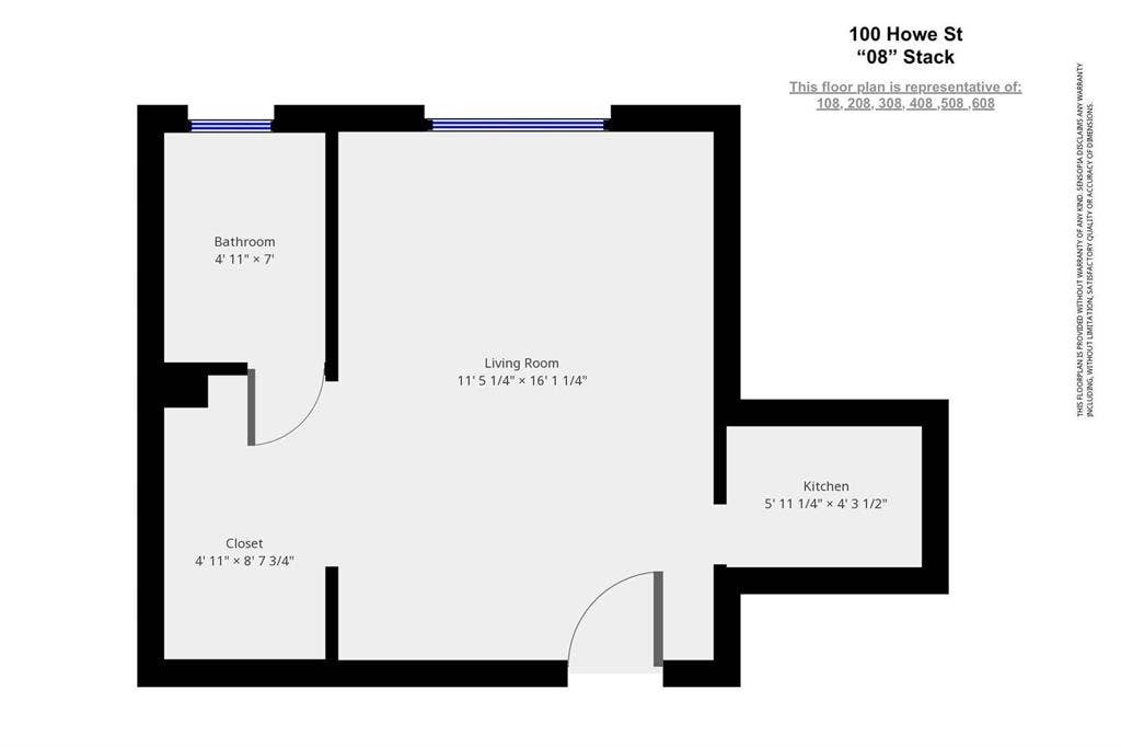 Studio Sublease – 100 Howe St