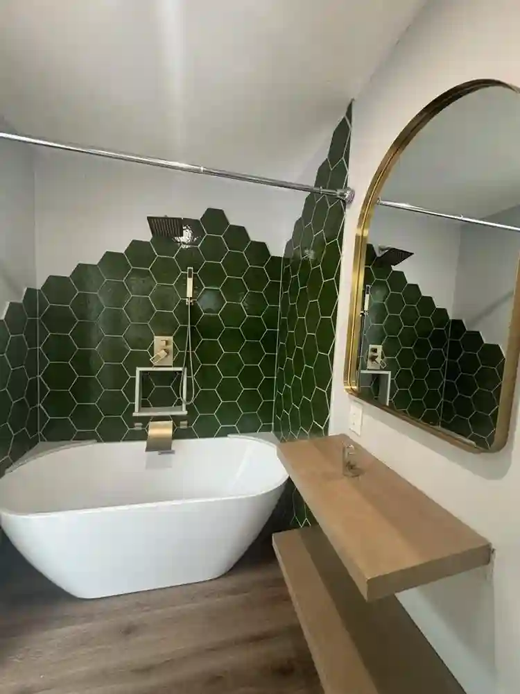 ADU/ studio with modern fish.