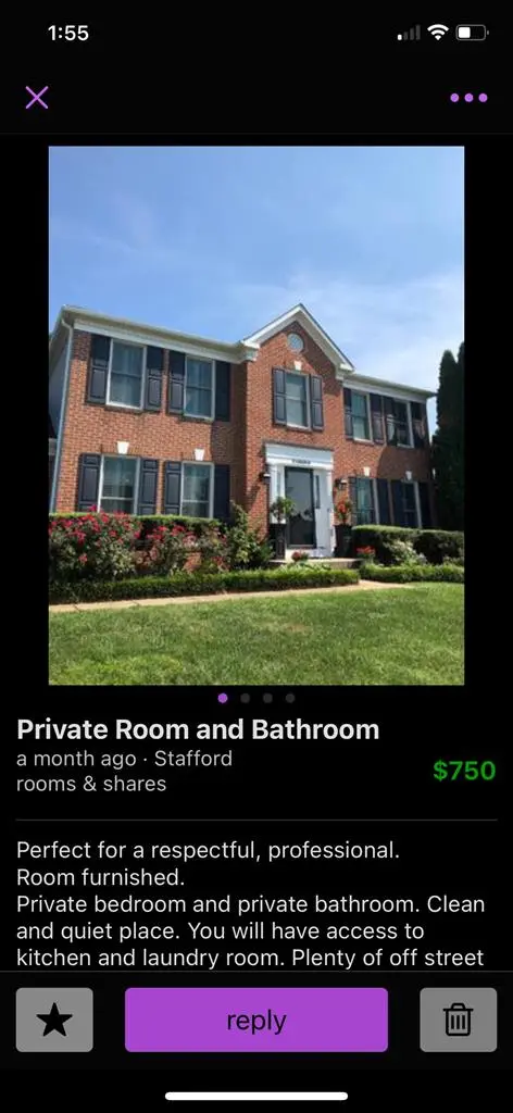 Stafford Room for rent