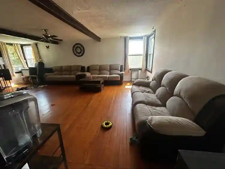 Large room + den + private bathroom