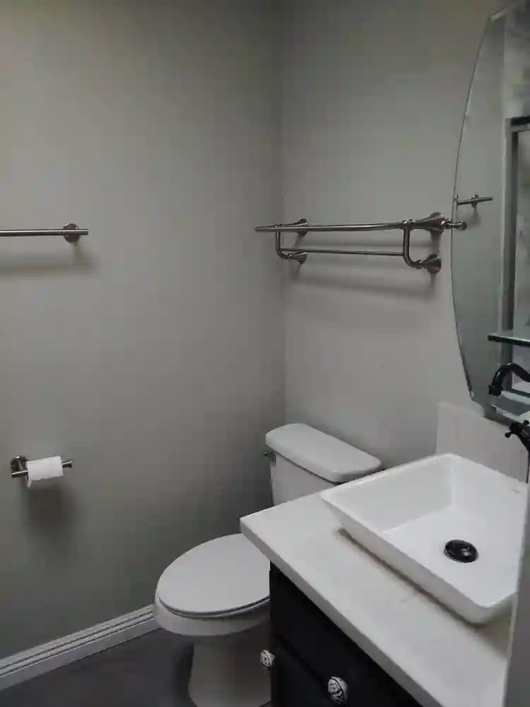 Private unfurnished bedroom / bath