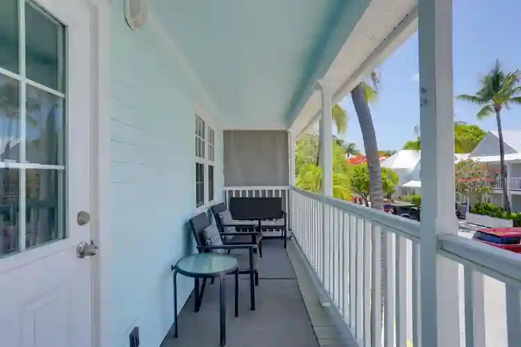Very close vibrant Duval Street