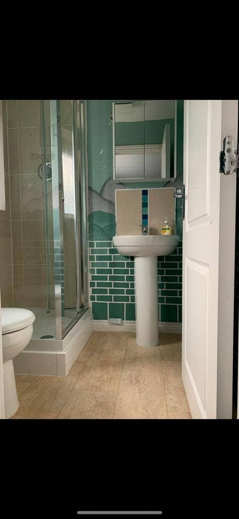 Room with private bathroom