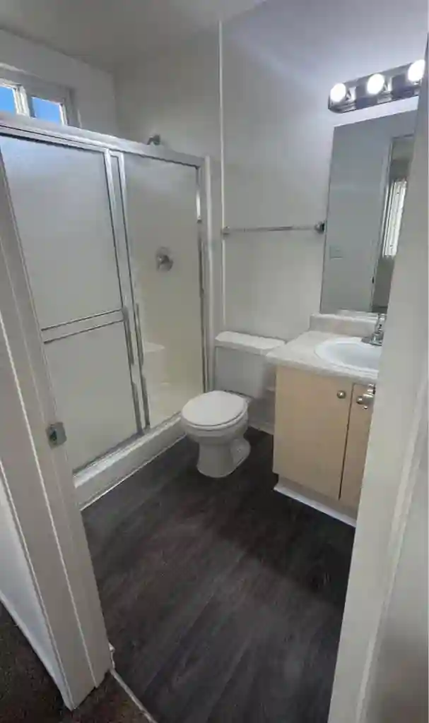 Master bedroom with bathroom